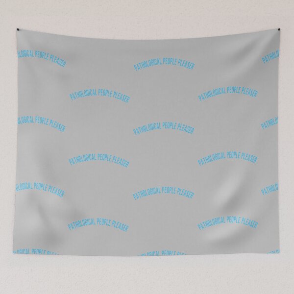 Item preview, pathological people pleaser blue curved designed and sold by bluemirrorball.