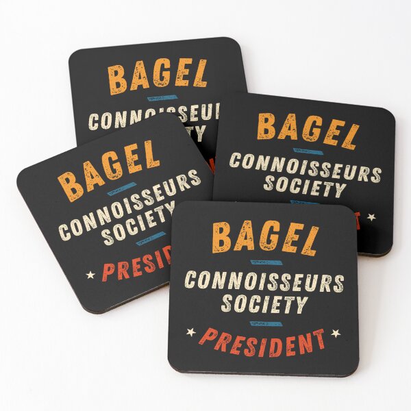 Item preview, Bagel Connoisseurs Society President designed and sold by WhitepaperStyle.