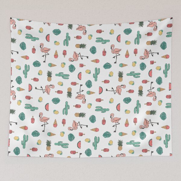 Item preview, Summer Flamingo Cactus Print designed and sold by SoNifty.