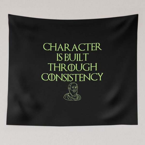 Item preview, Built of Character Philosophic Quote designed and sold by OurPhilosophy.