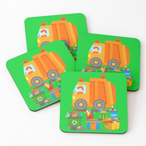 Item preview, Trash Truck and Garbage Cans designed and sold by samshirts.