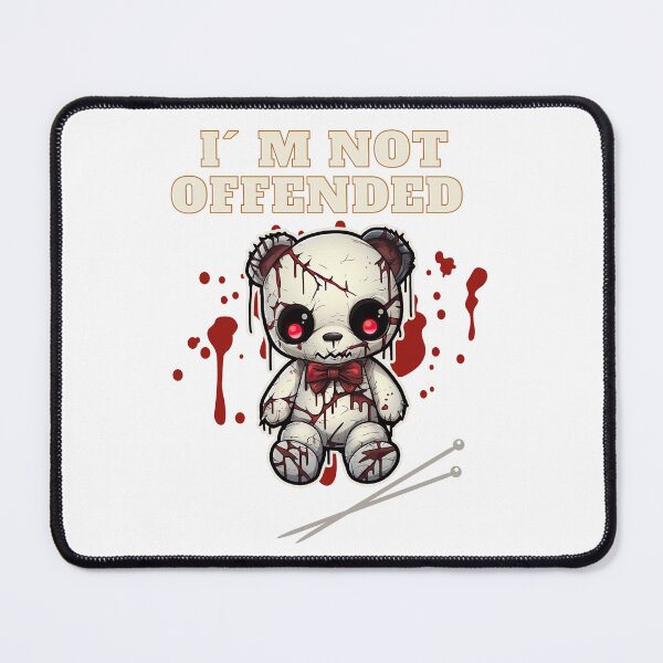 Item preview, I, m not Offended / Voodoo Doll Teddy Bear / Halloween designed and sold by InkCreato.