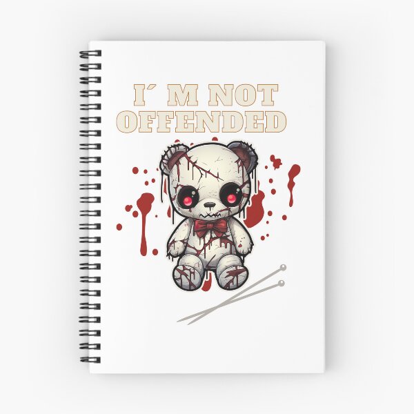 Artikelvorschau, I, m not Offended /Voodoo Doll Teddy Bear / Halloween entworfen und verkauft von InkCreato.