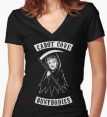 Murder She Rode Women's Fitted V-Neck T-Shirt