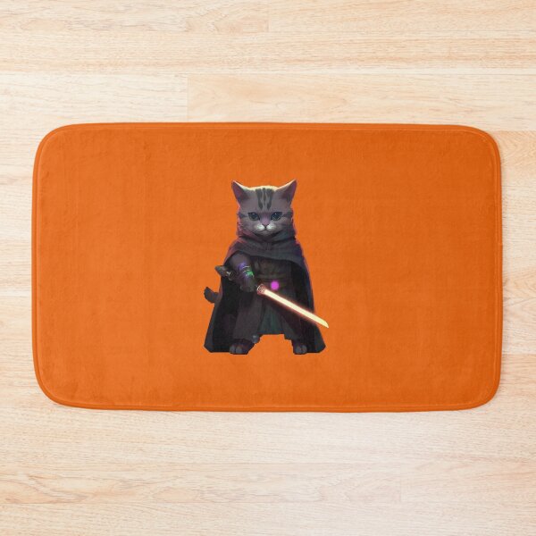 Item preview, Cool Cat with Lightsaber designed and sold by Cybronauts.