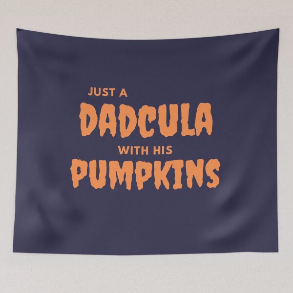 Item preview,  just a dadcula with his pumpkins funny halloween design designed and sold by Aesthetic-Verse.