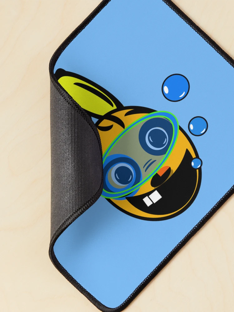 Thumbnail 2 of 5, Mouse Pad, Diving Rabbit designed and sold by Boxkite.