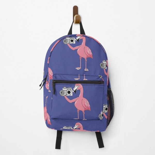 Item preview, Funny Pink Flamingo Photographer with Camera Art designed and sold by Nature's Fancy.