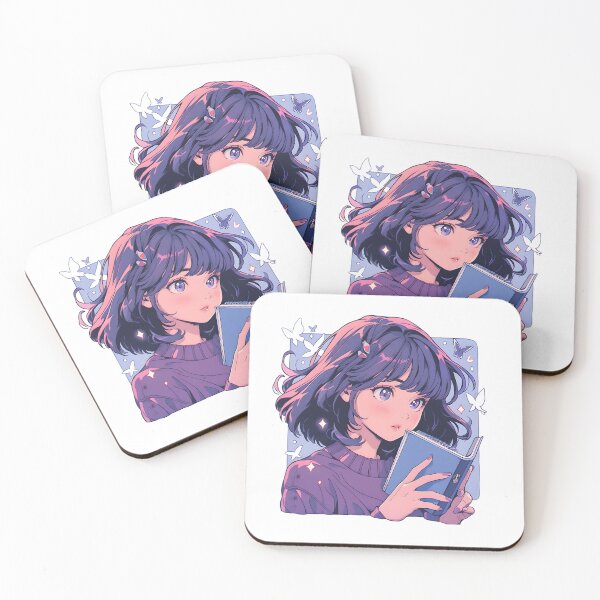 Item preview, Lofi girl the reader - Reading Cartoon Characters designed and sold by Ordinary Life Works.