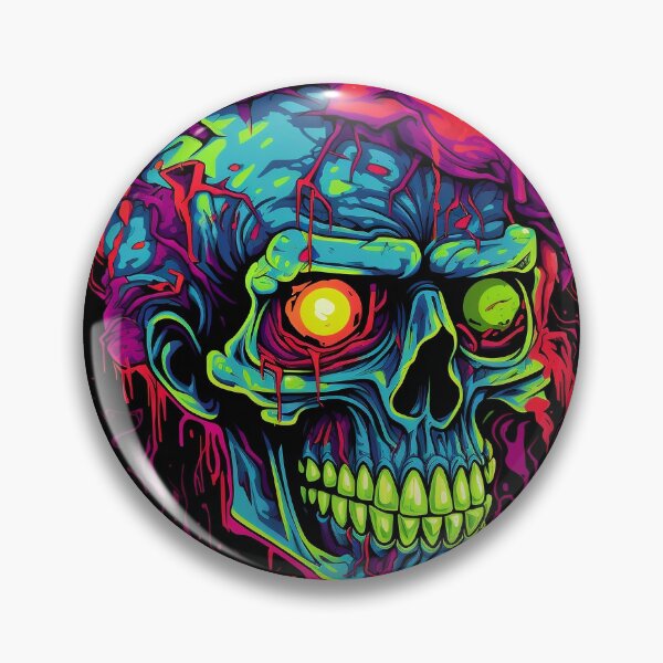 Item preview, Psychedelic Zombie Madness: Undead Enigma designed and sold by PsyCloth.