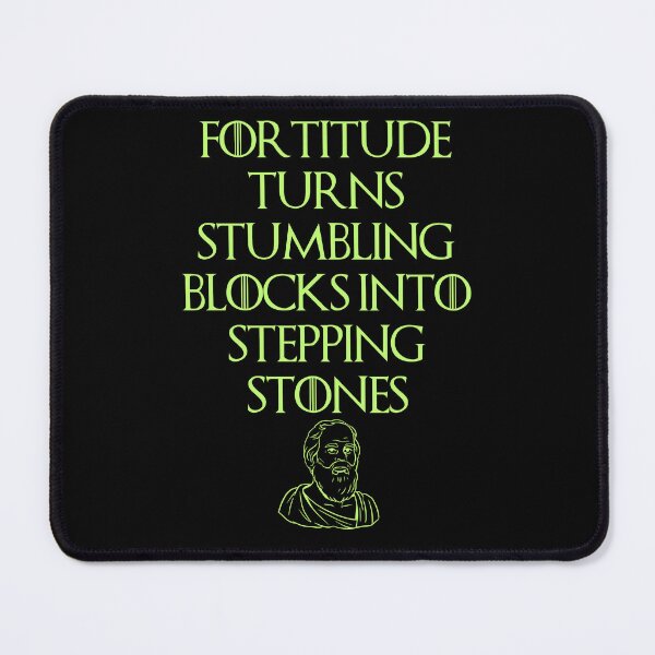Item preview, Fortitude, Stoic Quote Design designed and sold by OurPhilosophy.