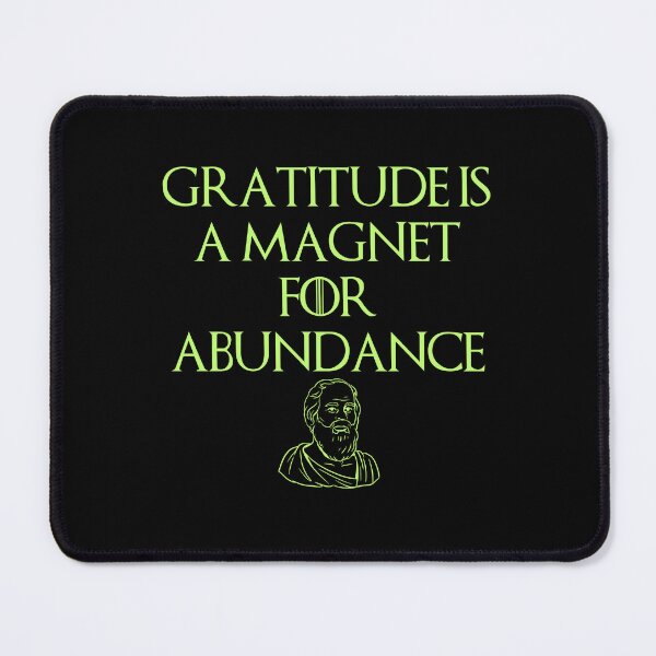 Item preview, Magnet for Abundance philosophic quote designed and sold by OurPhilosophy.