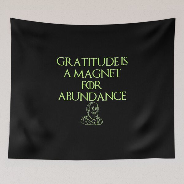 Item preview, Magnet for Abundance philosophic quote designed and sold by OurPhilosophy.