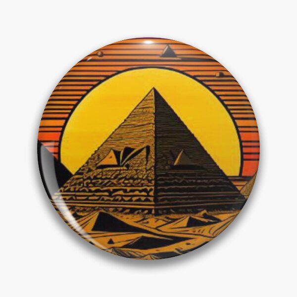 Item preview, Pyramids in the desert designed and sold by George Hutton Hunter.