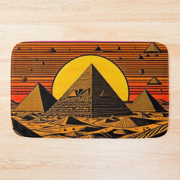 Item preview, Pyramids in the desert designed and sold by George Hutton Hunter.