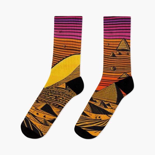 Item preview, Pyramids in the desert designed and sold by George Hutton Hunter.