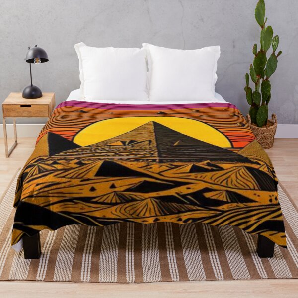 Item preview, Pyramids in the desert designed and sold by George Hutton Hunter.
