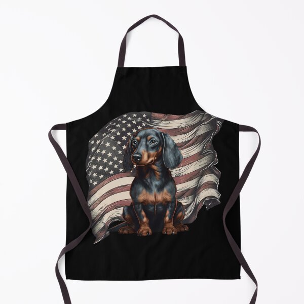 Item preview, Dachshund patriotic inspiring Dog Dachshund Classic designed and sold by EnigmaStitcher.