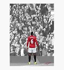 Paul Pogba's Back Photographic Print