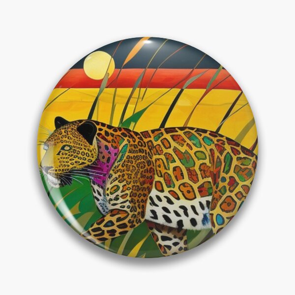 Item preview, Leopard prowling in the grass designed and sold by George Hutton Hunter.
