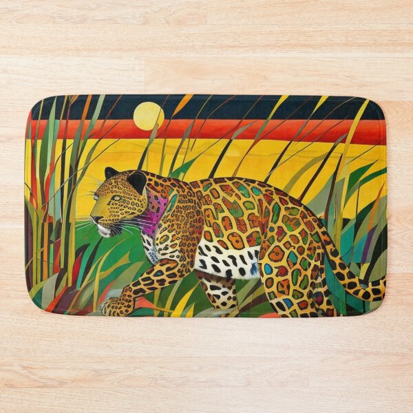 Item preview, Leopard prowling in the grass designed and sold by George Hutton Hunter.