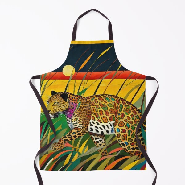 Item preview, Leopard prowling in the grass designed and sold by George Hutton Hunter.