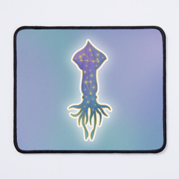 Item preview, Squid Star Constellation Watercolor with Backround designed and sold by Saltycurrent1.
