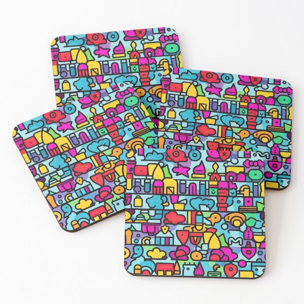 Item preview,  Diverse Shapes and Colors Pattern Second Edition designed and sold by Ideationing.