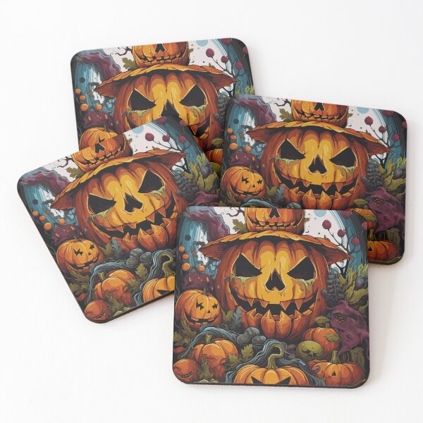 Item preview, Illuminated Vegan Jack-O'-Lantern: Halloween Food Patterns designed and sold by TheFrenchVegan.