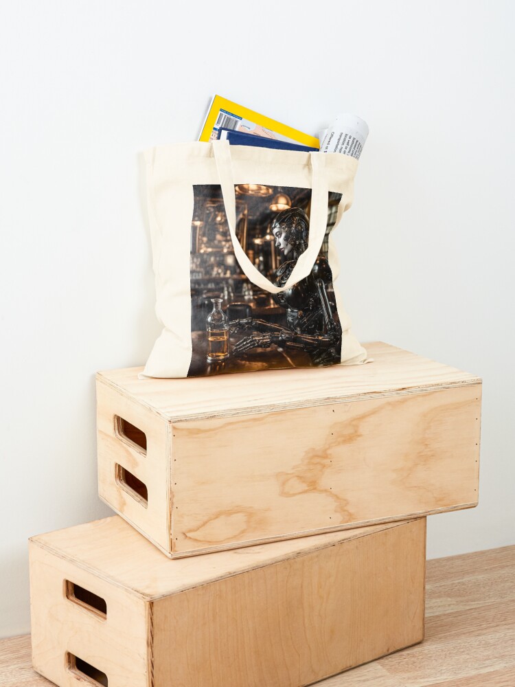 Thumbnail 4 of 5, Tote Bag, Well Oiled designed and sold by LenCarol.