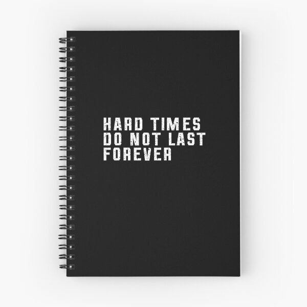 Item preview, Hard Times Do Not Last Forever Quote designed and sold by Puristock.