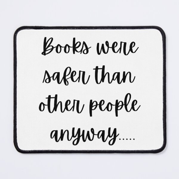 Item preview, Safe Pages: Books Safer Than People designed and sold by OlivedesignsIN.