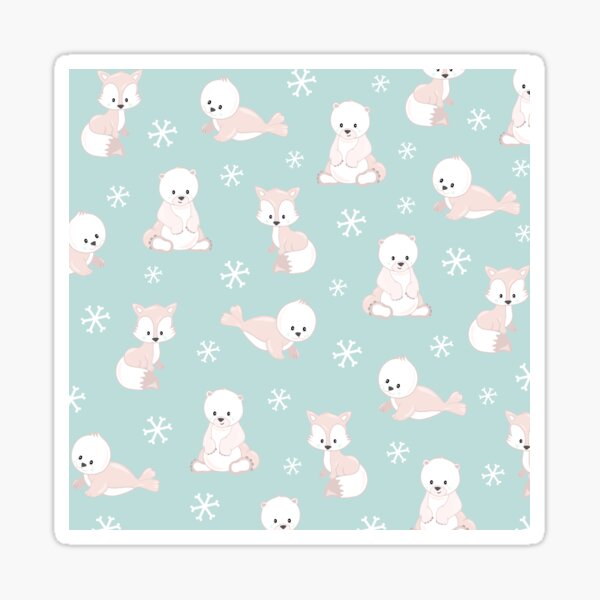 Item preview, ARCTIC FRIENDS IN GREEN designed and sold by magicdreams.