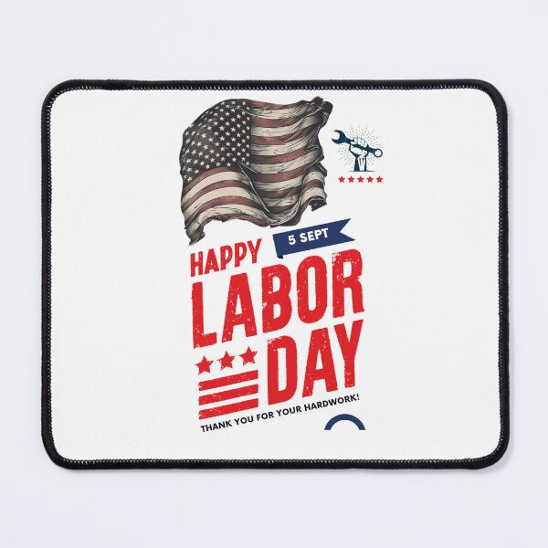 Item preview, Happy Labor Day in 2023 designed and sold by EnigmaStitcher.