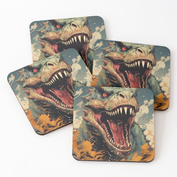 Item preview, T-Rex's Mighty Roar: A Riot of Colors designed and sold by Ideationing.