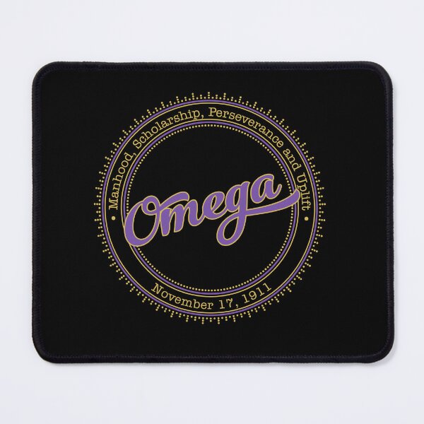 Item preview, Big Que Dawg Omega Royal Purple and Old Gold designed and sold by 7-Hills.