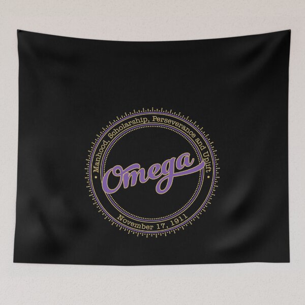 Item preview, Big Que Dawg Omega Royal Purple and Old Gold designed and sold by 7-Hills.