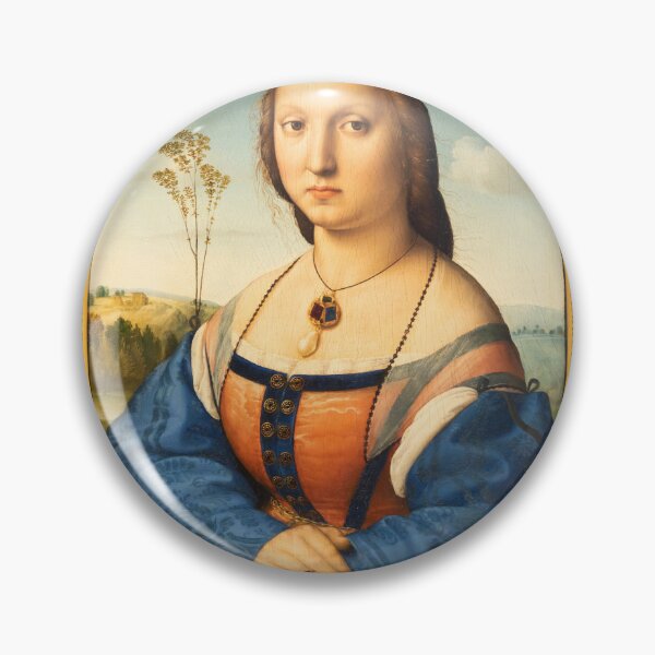 Item preview, Florence, Italy - Portrait of Maddalena Doni, 1506, by Raffaello Sanzio. Raphael - Renaissance painting masterpiece designed and sold by Paolo Modena Photography    -   Fine Italian Art.