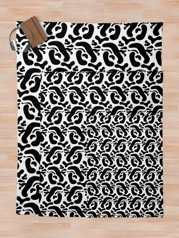 Thumbnail 5 of 6, Throw Blanket, Abstract Pattern designed and sold by DafraDesign.