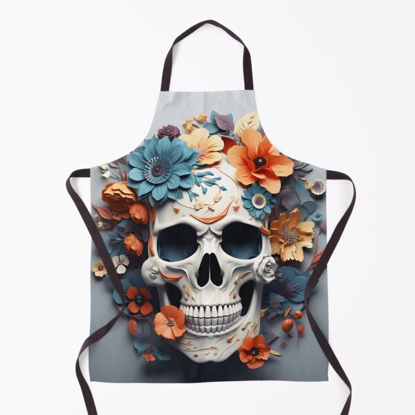 Item preview, 3D skull blooming flowers designed and sold by Sunakokookkook.