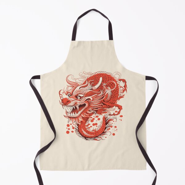 Item preview, Traditional Chinese Red Dragon - Chinese Dragon Head, Gift for Dragon Lover designed and sold by AITeeGenius.