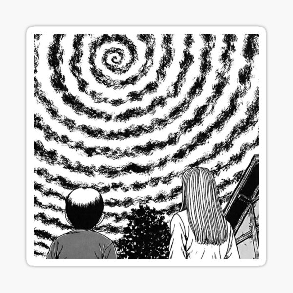 Aperçu de l'œuvre Manga d'horreur en spirale 047 créée et vendue par SupaGaijin.