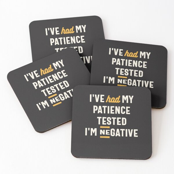 Item preview, I've Had My Patience Tested I'm Negative - Funny Sarcastic designed and sold by cidolopez.