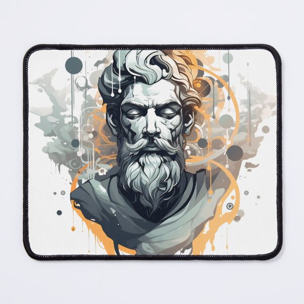 Item preview, Silent Monk: Synthwave Expressionism designed and sold by alexeygre.