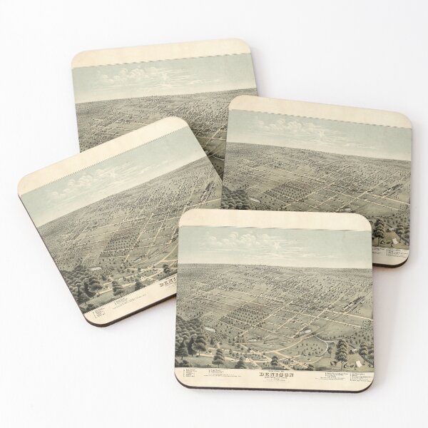 Item preview, Denison, Texas (1876) designed and sold by allhistory.