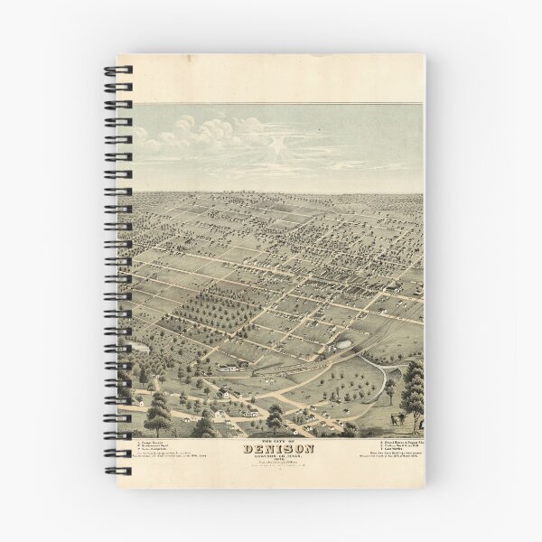 Item preview, Denison, Texas (1876) designed and sold by allhistory.