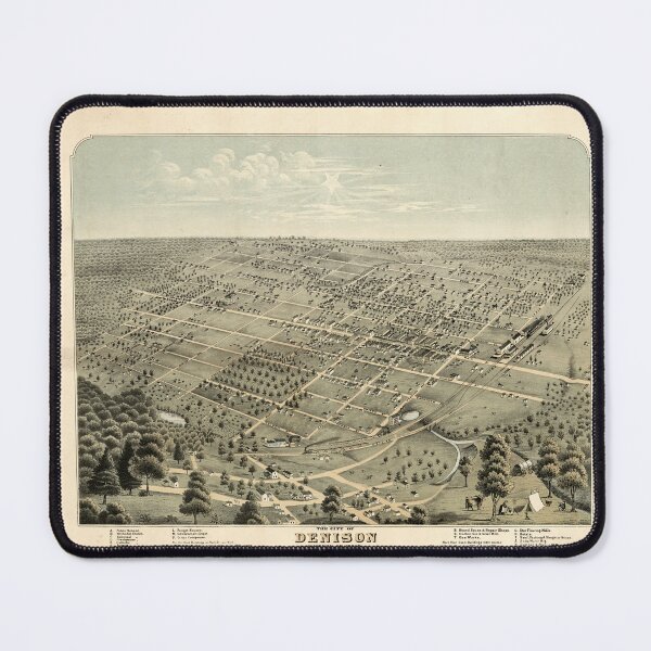 Item preview, Denison, Texas (1876) designed and sold by allhistory.