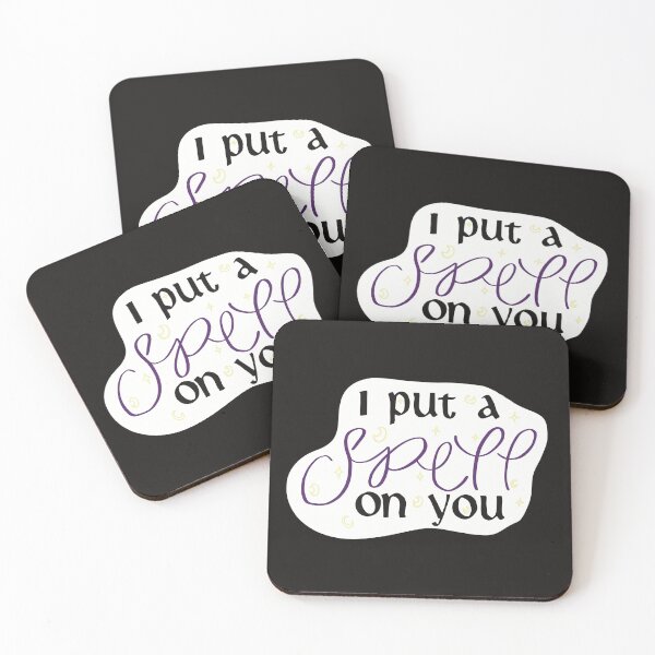 Item preview, I Put a Spell on You Black Background designed and sold by RabbitHeartArt.