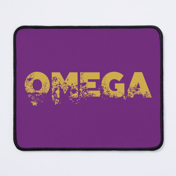 Item preview, Big Omega Que Dawg Royal Purple and Old Gold Grunge designed and sold by 7-Hills.