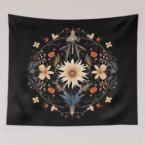 Item preview, Folk Art Wildflowers designed and sold by Enyr.